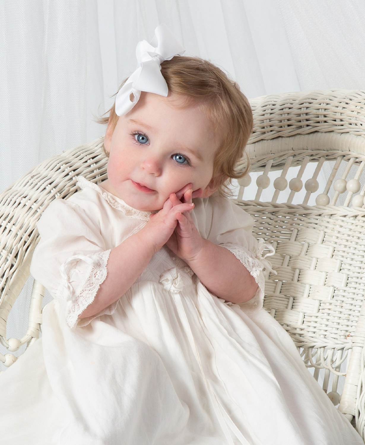 The Christening Gown, a babies portrait by Ivory Fine Art Portraits in Tallahassee